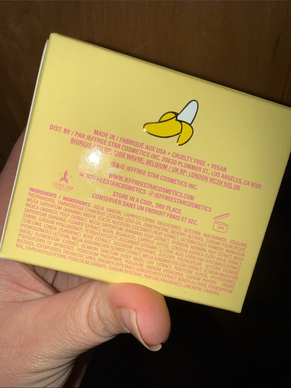 Jeffree Star Skincare Banana Star Moisturizer - Yellow